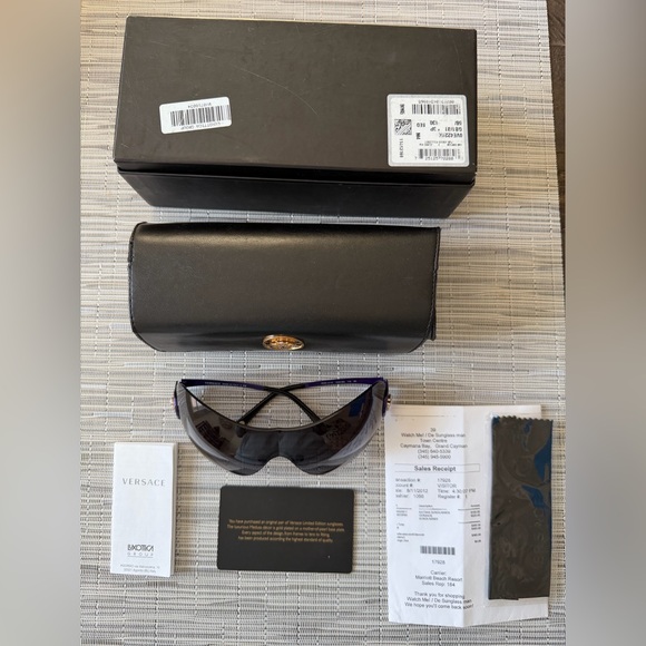 Versace Oversized Shield Sunglasses main image 11